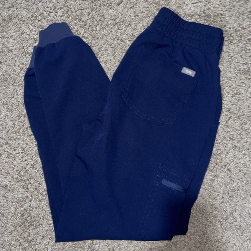 Figs Womens Navy Blue Jogger Pants - Picture 2 of 4